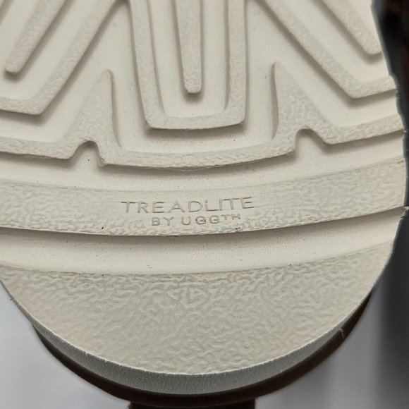 UGG Dex Lace Slip On Loafer Slipper Water Resistant Indoor Outdoor Chestnut US 7 - Picture 11 of 14